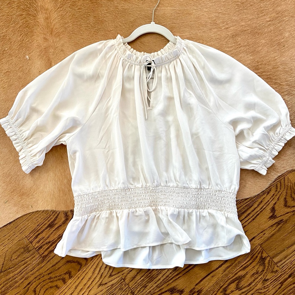 Ann Taylor White Blouse